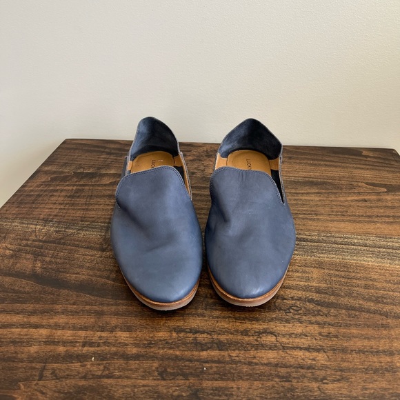 Lucky Brand Cahill Leather Loafers, Size 8.5/39, Colour Blue. - Picture 8 of 8